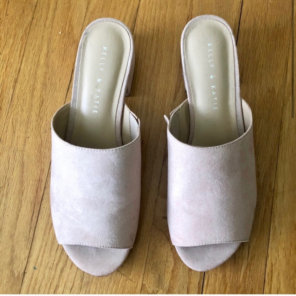 Light Blush Mule Slides